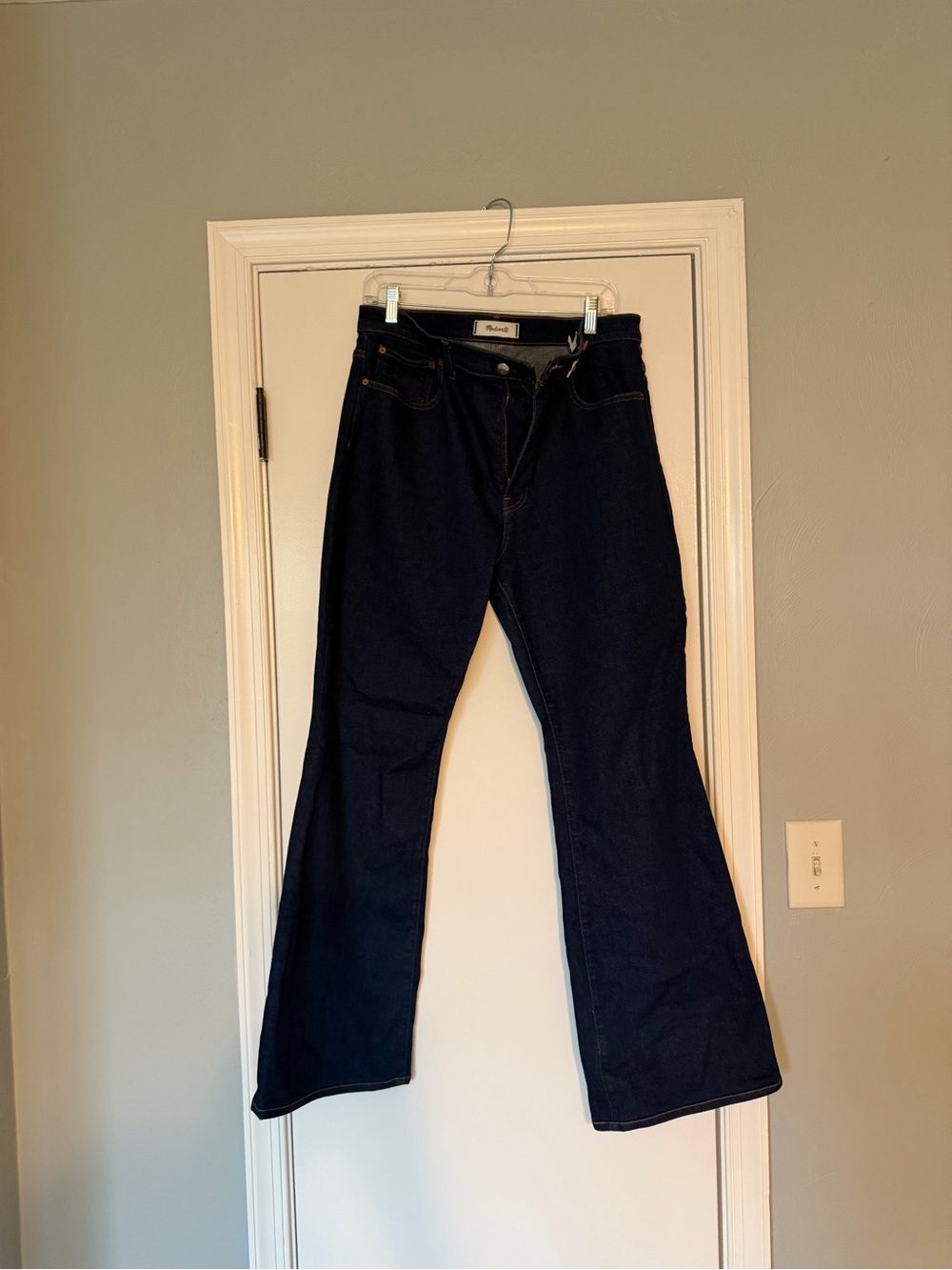 Women’s Madewell Dark Blue The Stretch Flare Jeans